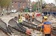 vvbfoto working on railway delft 952 