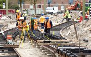 vvbfoto working on railway delft 953 