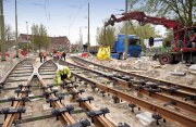 vvbfoto working on railway delft 955 