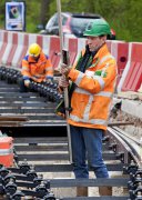 vvbfoto working on railway delft 958 