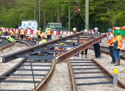 vvbfoto working on railway delft 968 