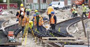 vvbfoto working on railway delft 973 
