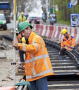vvbfoto working on railway delft 974 