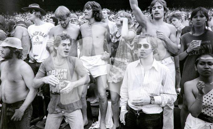 Publiek bij optreden Rolling Stones vvbvanbree 
